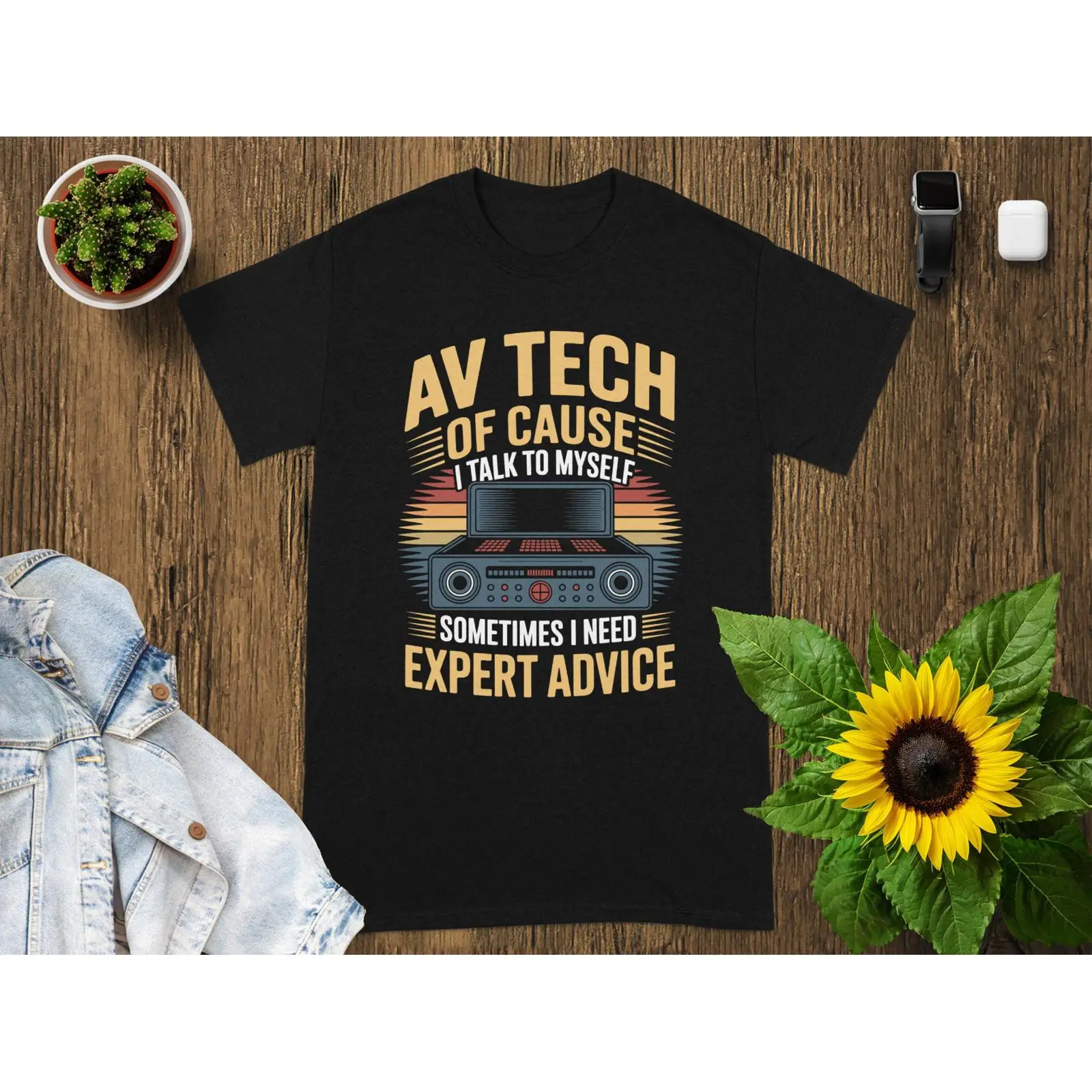 Vintage Fashion Events - AV Tech T Shirt Audio Visual