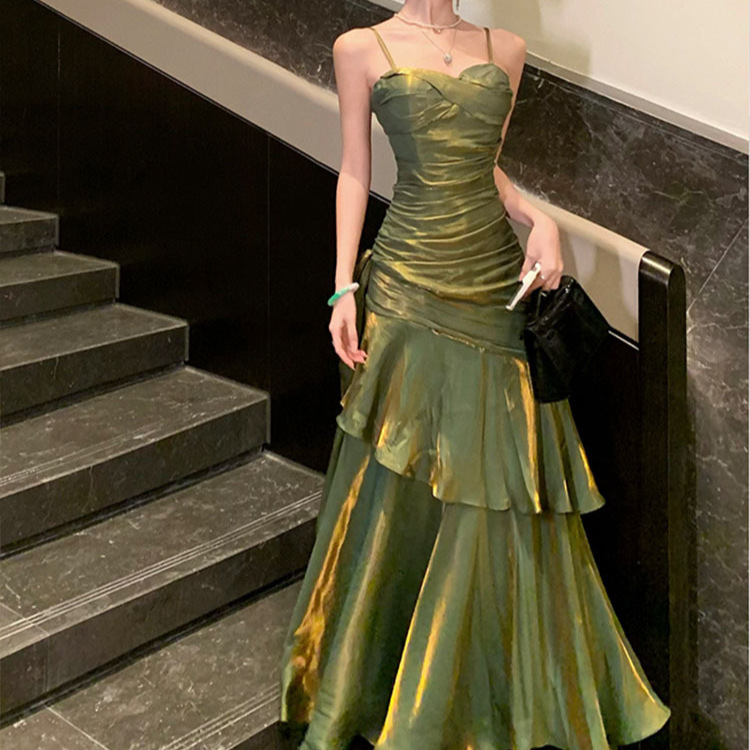 Vintage Fashion Events - Women Summer New Elegant Ruffled Maxi