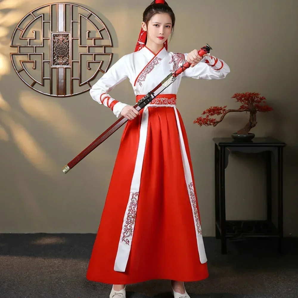 Vintage Fashion Style Men - Modern Hanfu Women Top Skirt 2