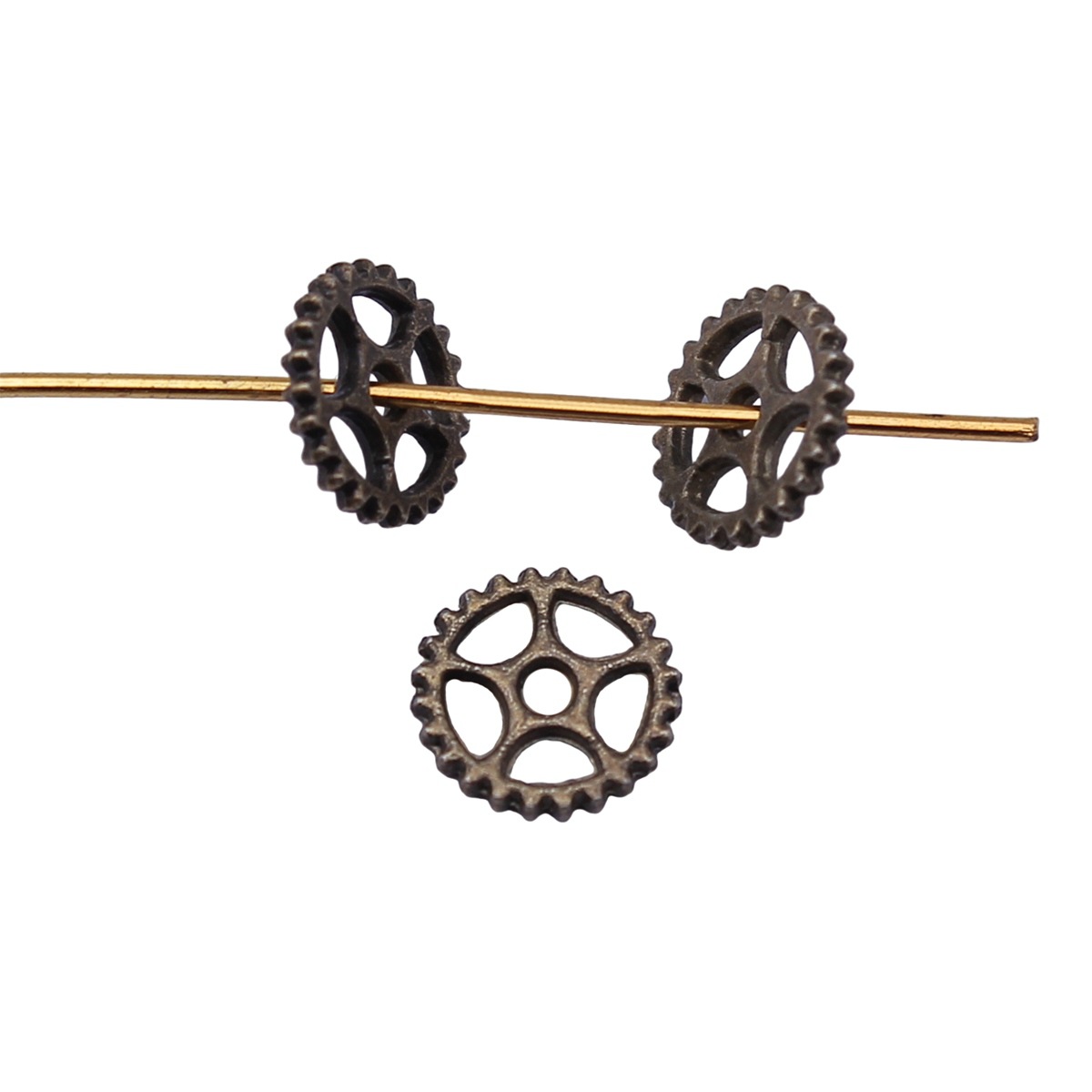 Vintage Fashion Tags - Steampunk Charms Gear Pendants Clock Vintage