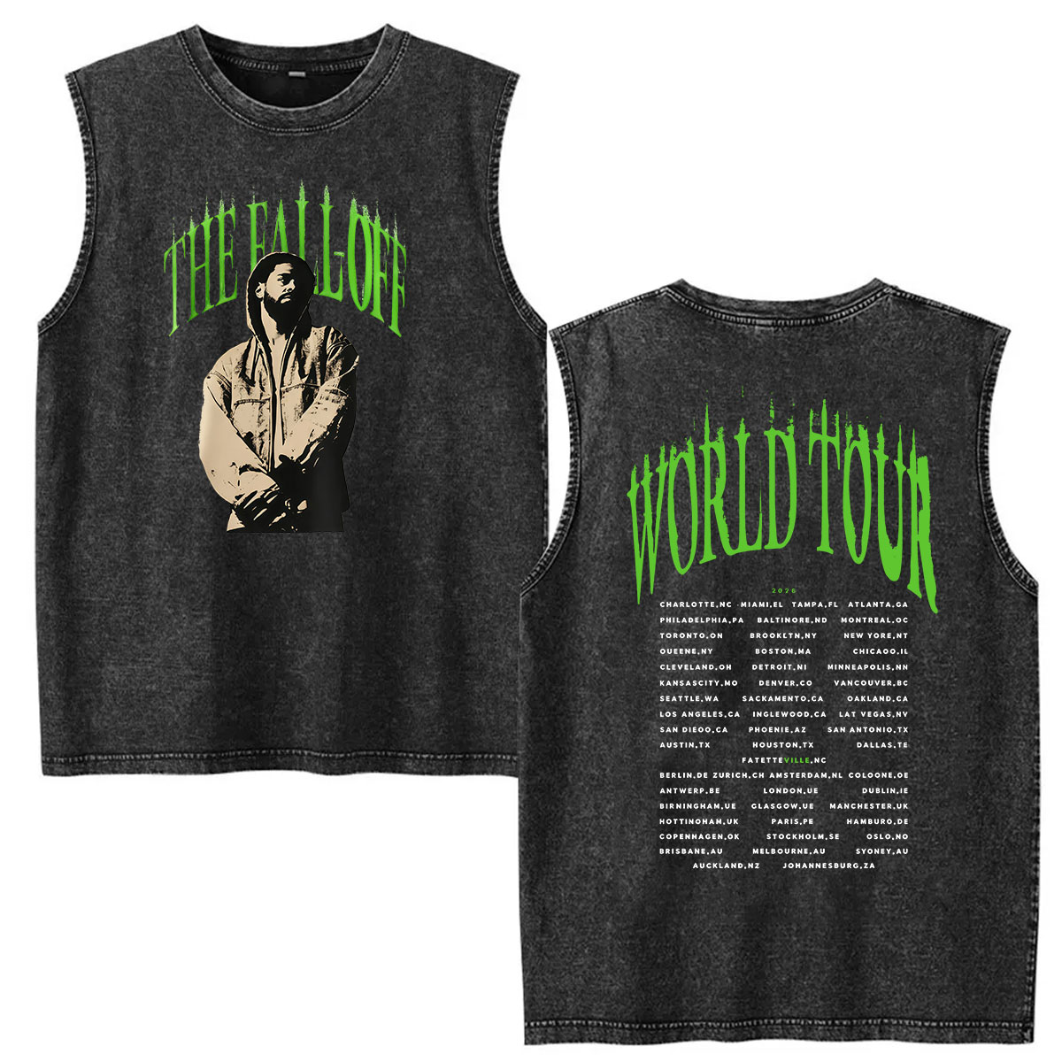 Vintage Washed Vest J.Cole The - огляд і ціна Vintage Fashion World