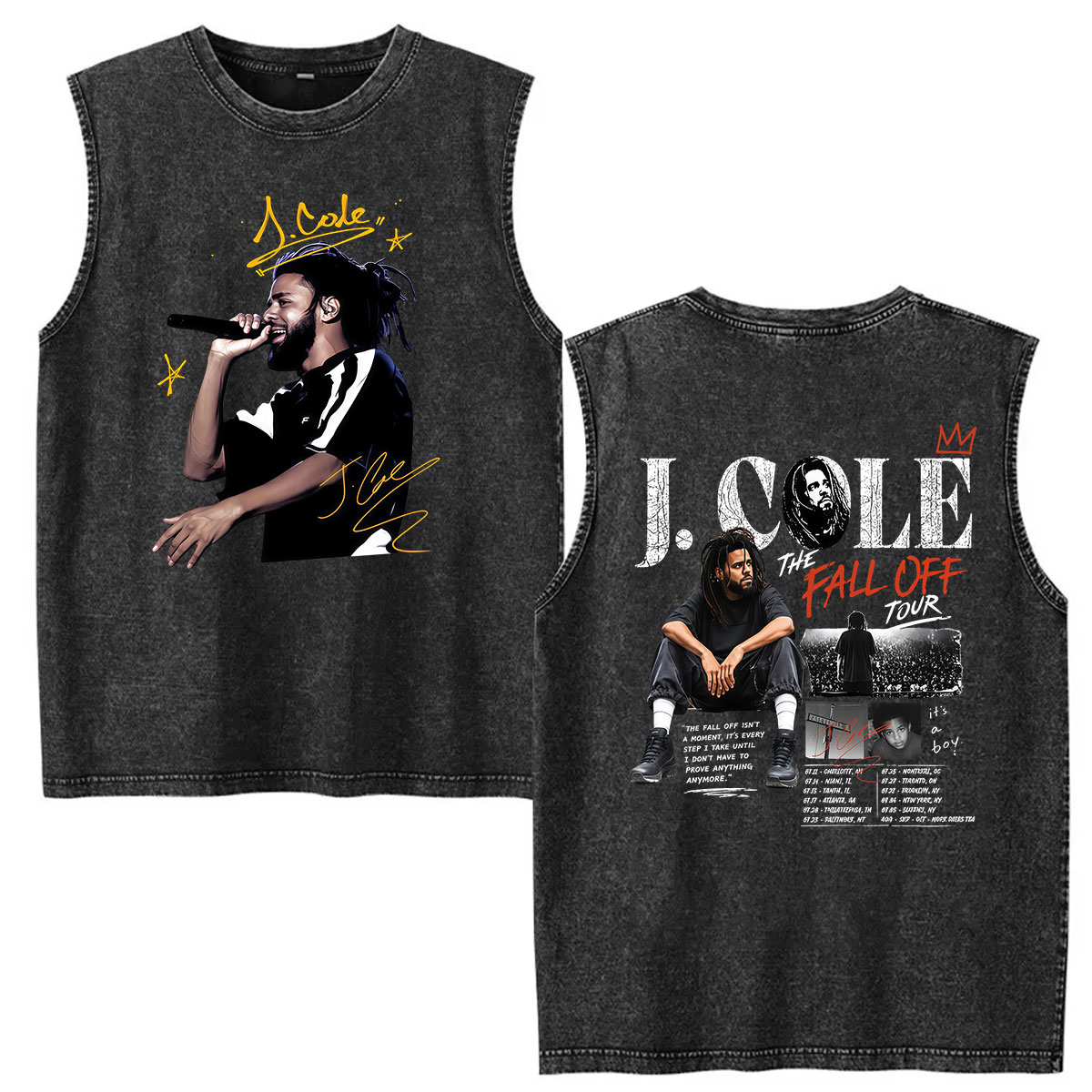 Vintage Washed Vest J.Cole The - огляд і ціна Vintage Fashion World