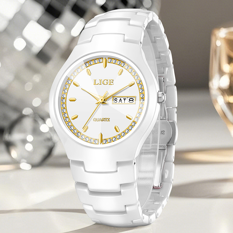 LIGE Ceramic Watch Elegant Wom - огляд і ціна Vintage Fashion Complete