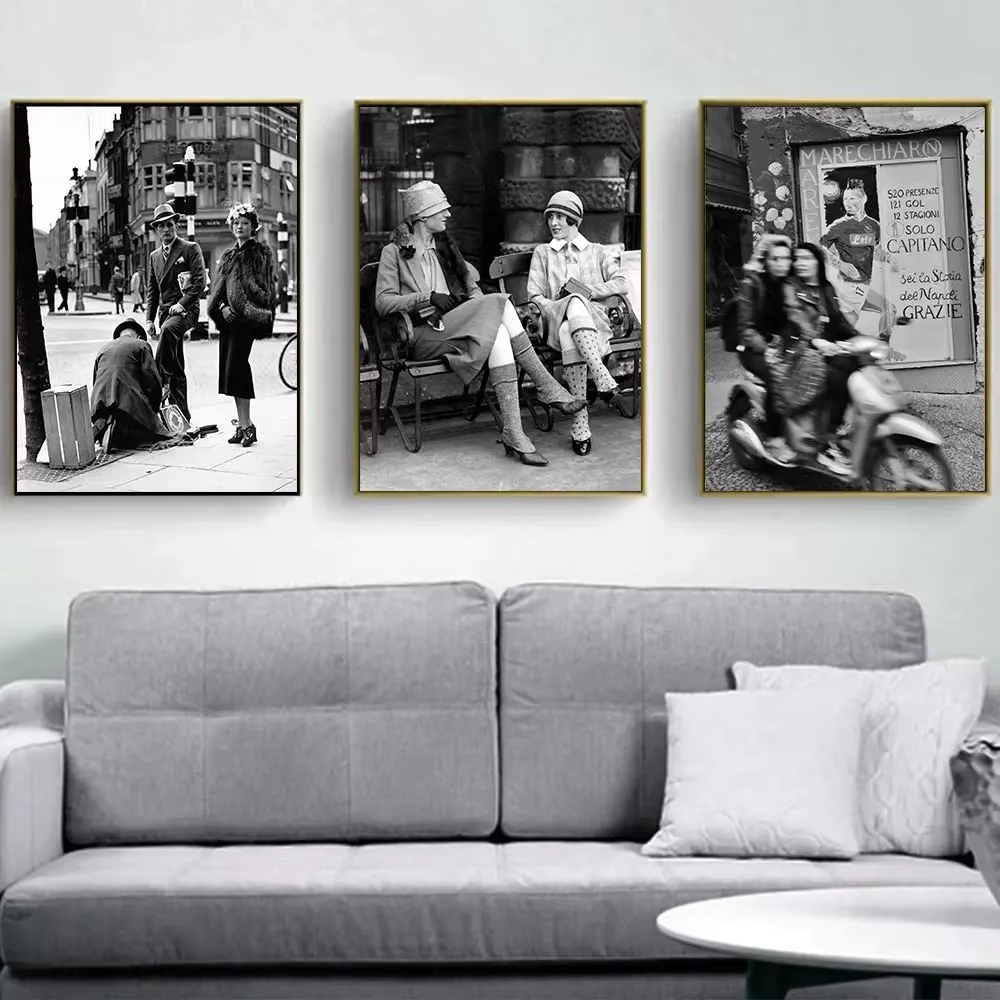 Fashion Black And White Vintag - огляд і ціна Vintage Fashion Prints For Wall