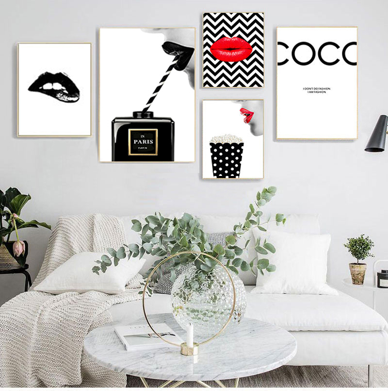 Posters Prints Vintage Canvas  - огляд і ціна Vintage Fashion Prints For Wall