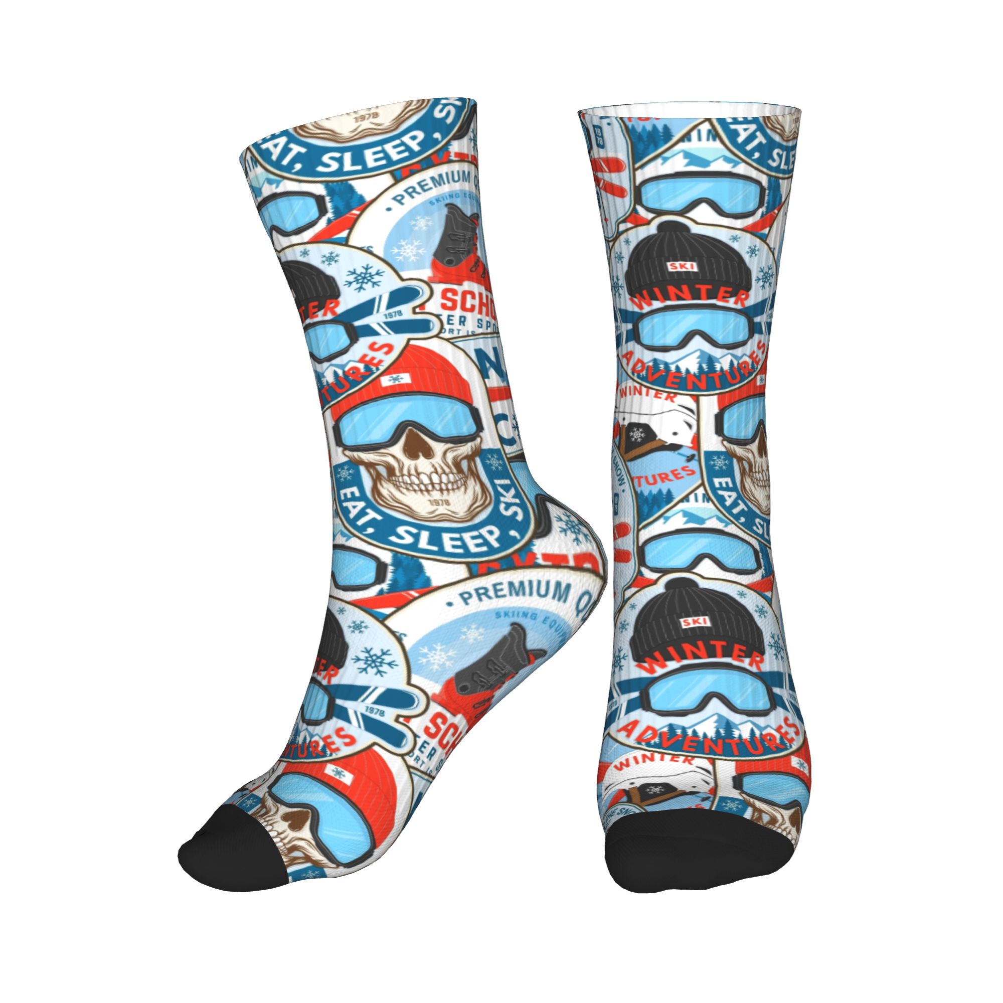 Vintage Red Blue Ski Club Seam - огляд і ціна Vintage Fashion Mens