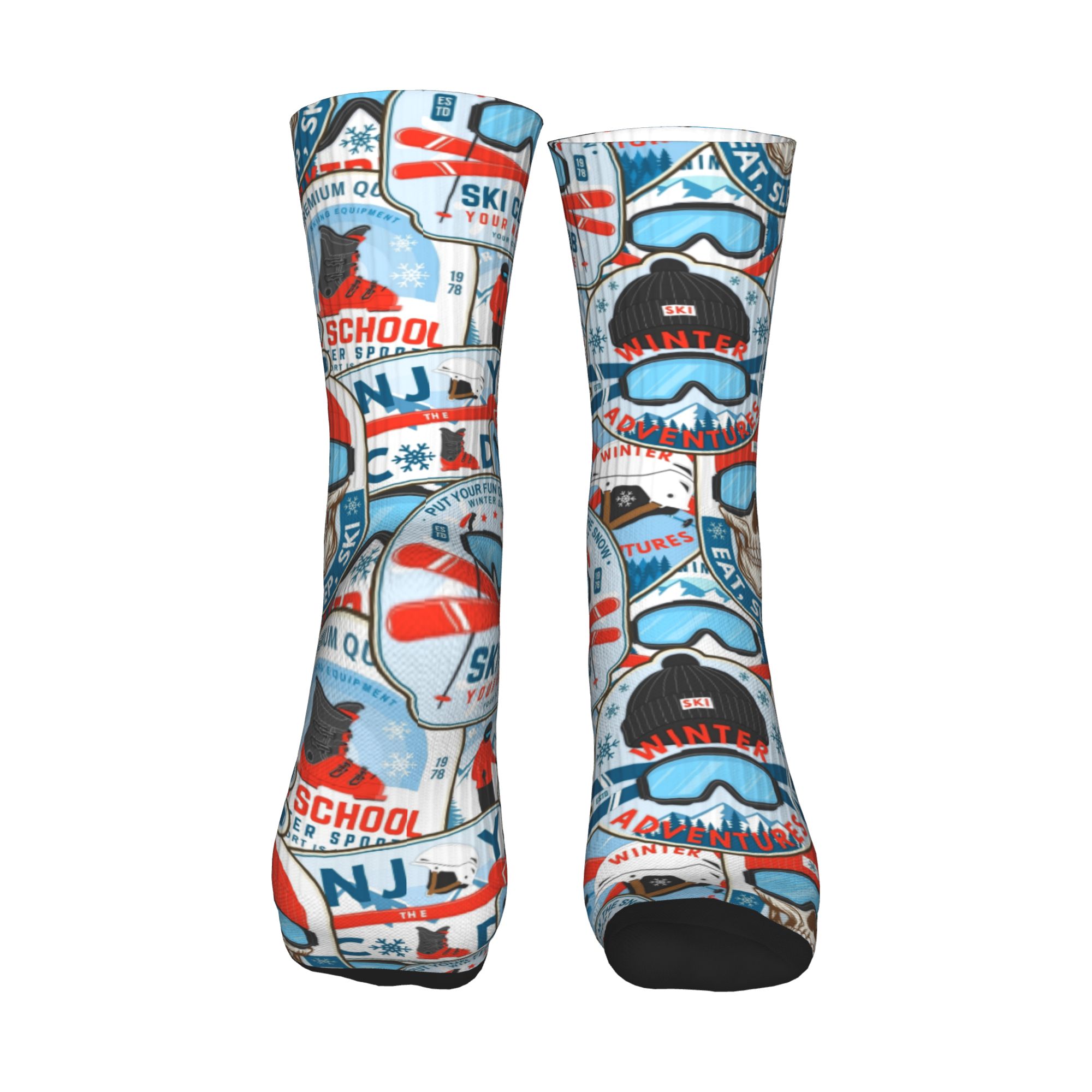 Vintage Red Blue Ski Club Seam - огляд і ціна Vintage Fashion Mens