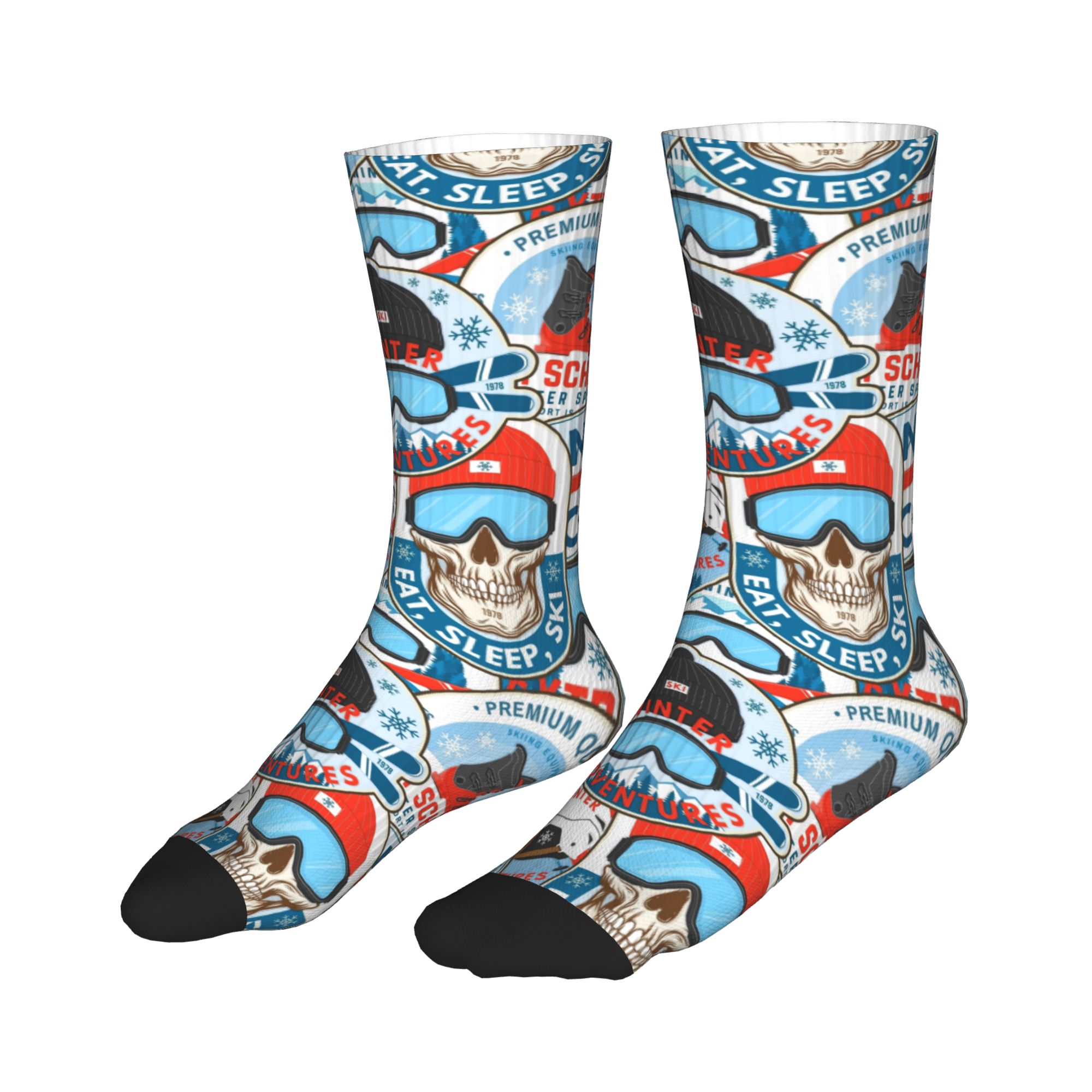 Vintage Red Blue Ski Club Seam - огляд і ціна Vintage Fashion Mens
