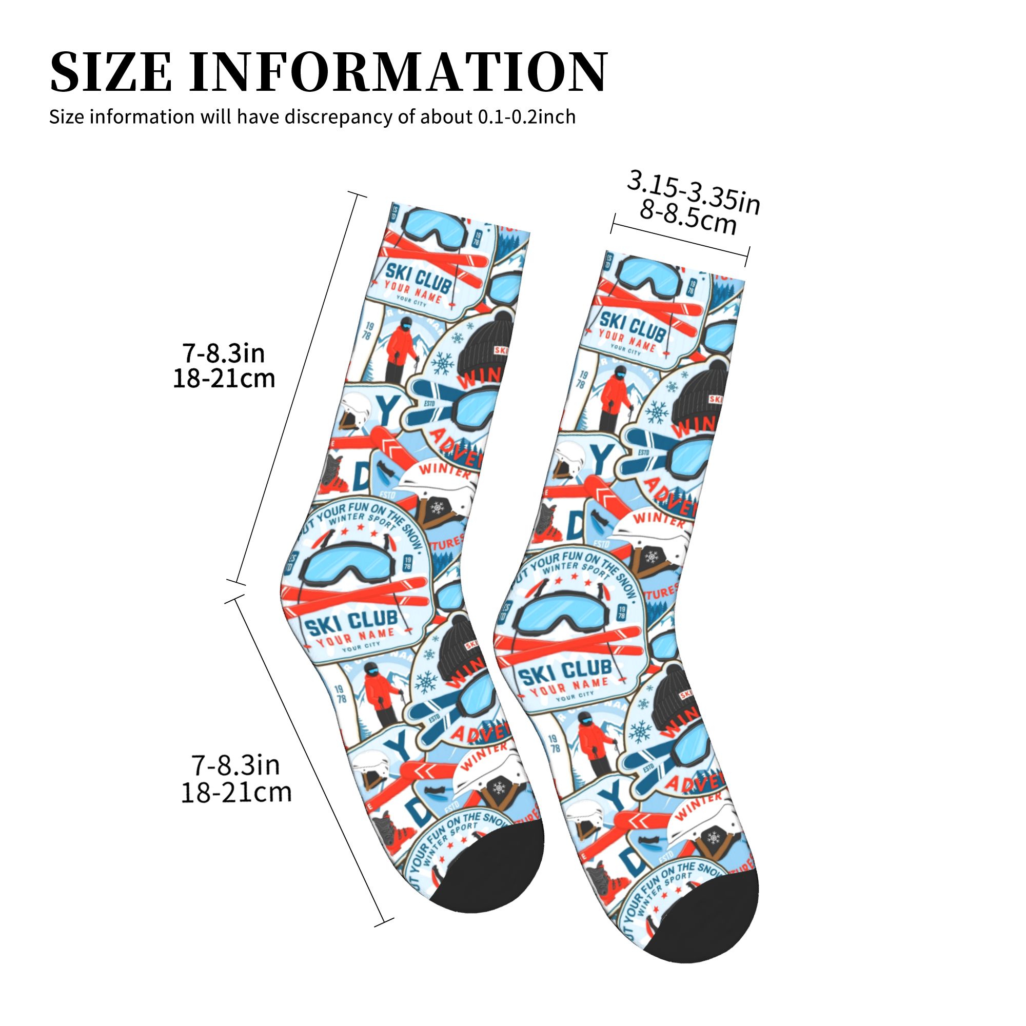 Vintage Red Blue Ski Club Seam - огляд і ціна Vintage Fashion Mens