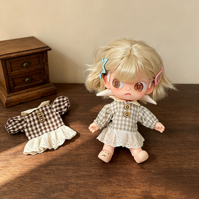 Vintage Sweet Plaid Doll Dress - огляд і ціна Vintage Fashion Dolls