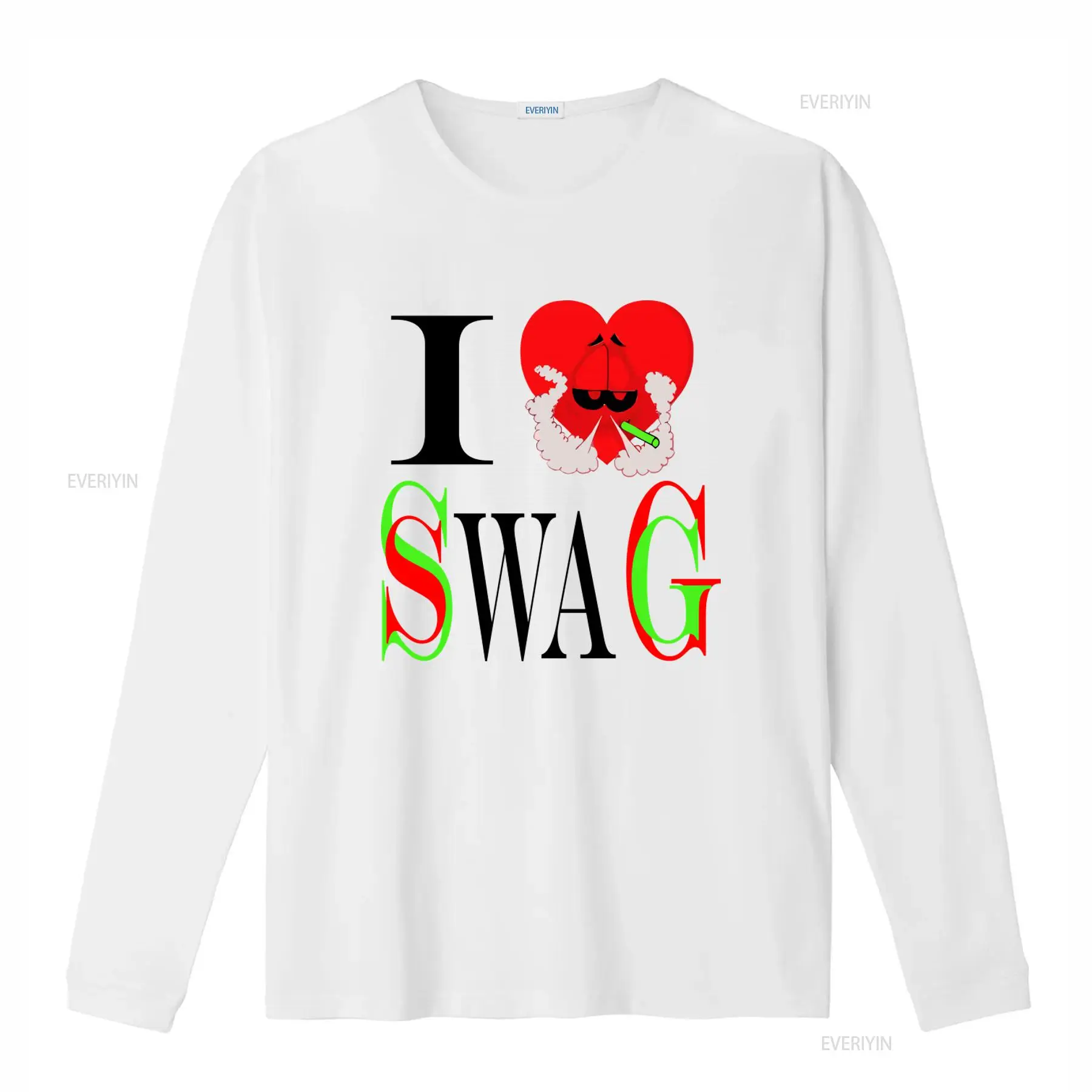 I Swag Heart Print T shirt Ret - огляд і ціна Vintage Fashion Style Men