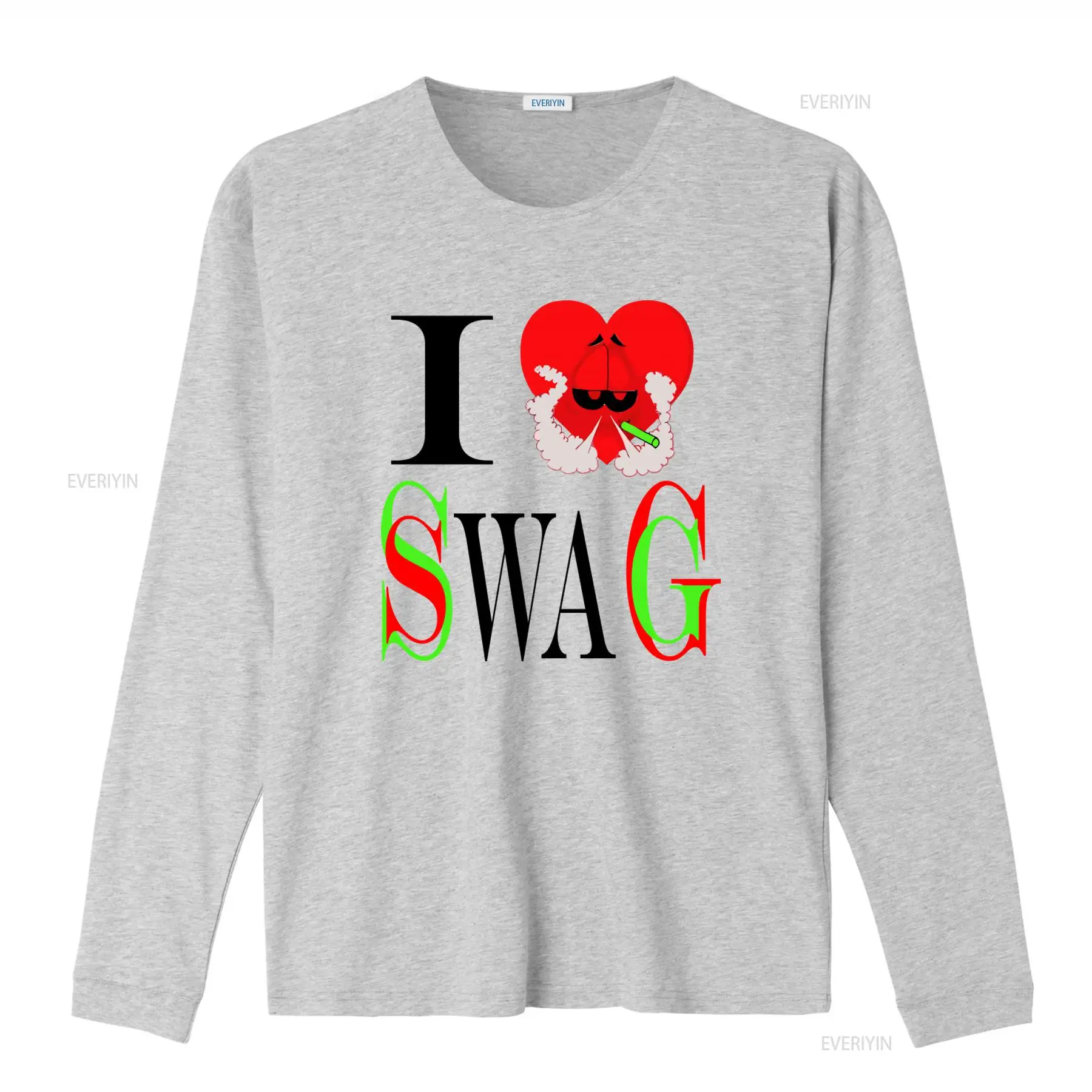 I Swag Heart Print T shirt Ret - огляд і ціна Vintage Fashion Style Men
