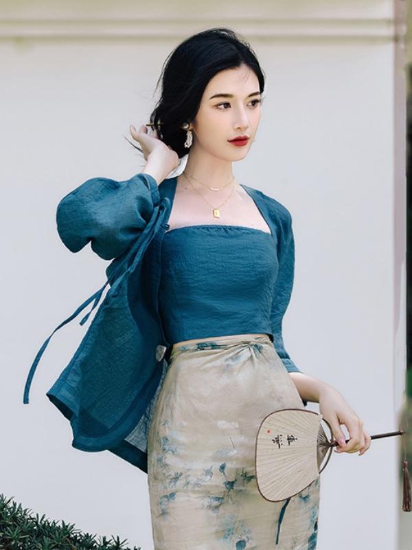 plus Size Floral Print Open Ca - огляд і ціна Vintage Fashion Plus Size