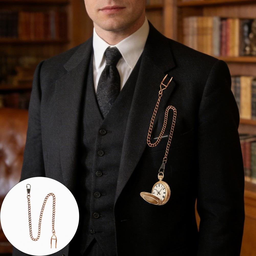 2Pcs Men Pocket Watch Chain Li - огляд і ціна Vintage Fashion Tags