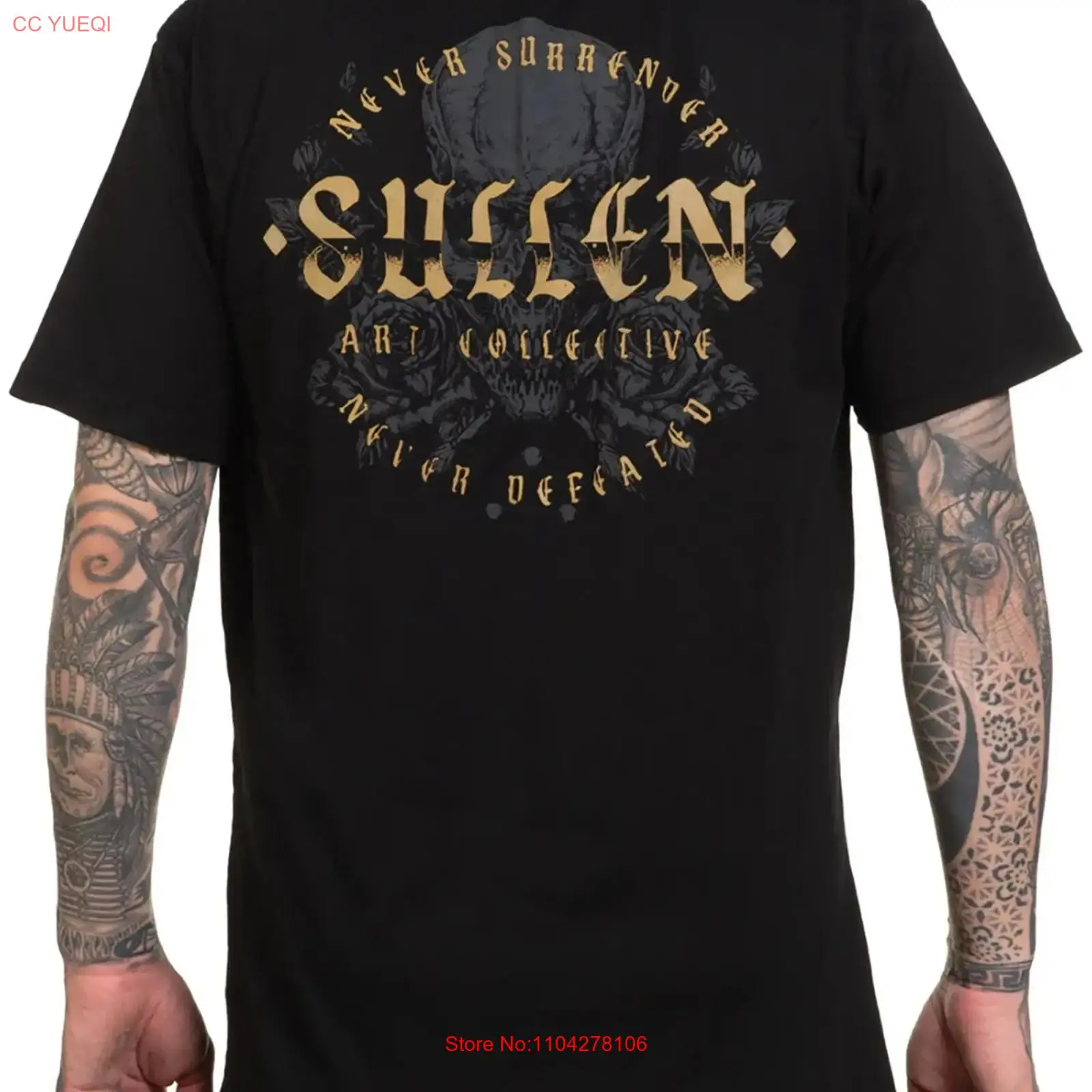 Sullen Men's Never Defeated  P - огляд і ціна Vintage Fashion Logos