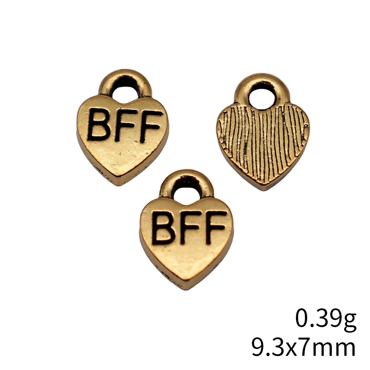 40pcs 9.3x7mm Antique Gold Col - огляд і ціна Vintage Fashion Tags