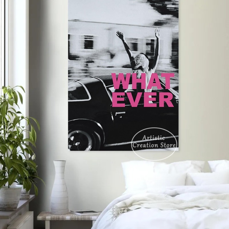 Retro Fashion Whatever Girl in - огляд і ціна Vintage Fashion Prints For Wall