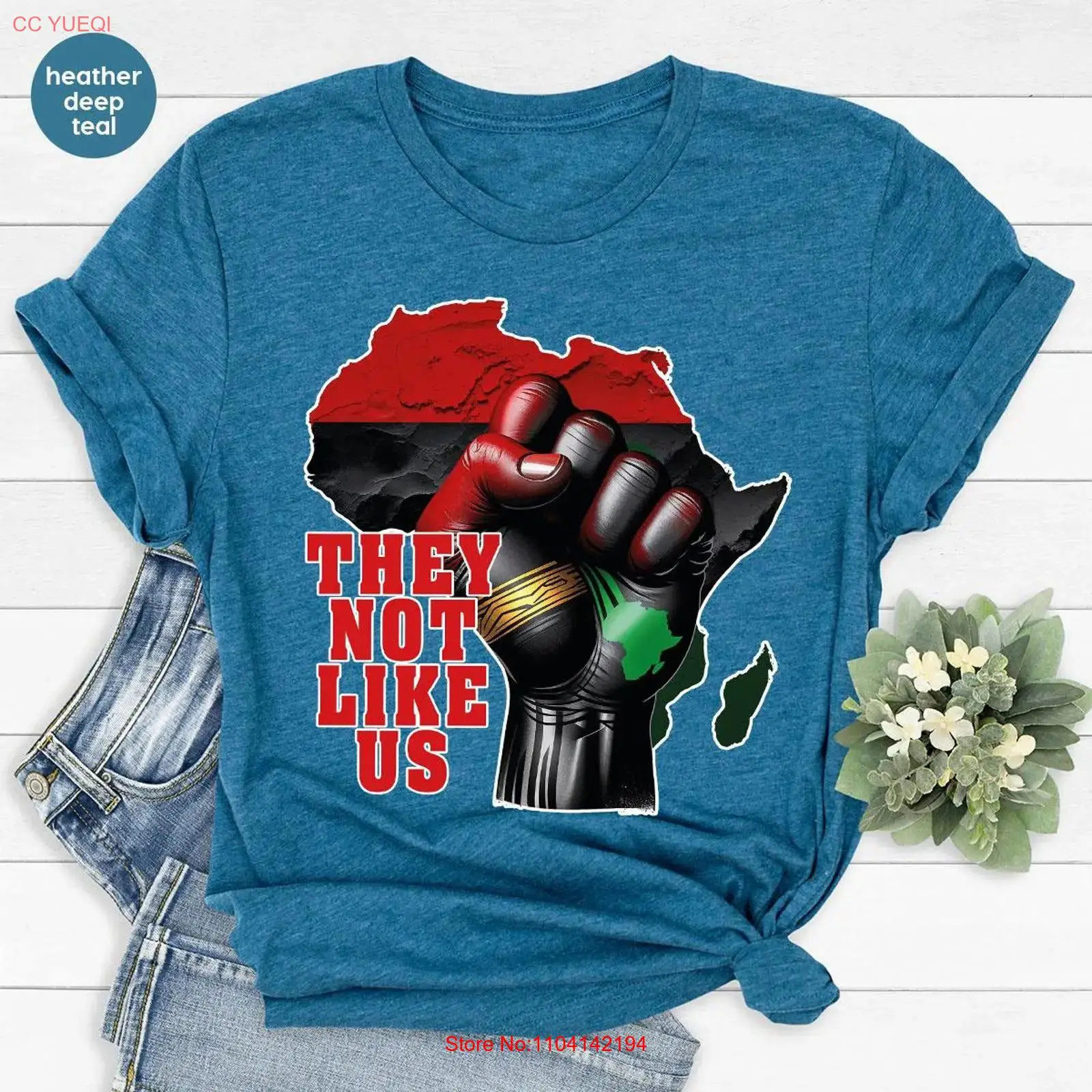 They Not Like Us T Shirt Afric - огляд і ціна Vintage Fashion History