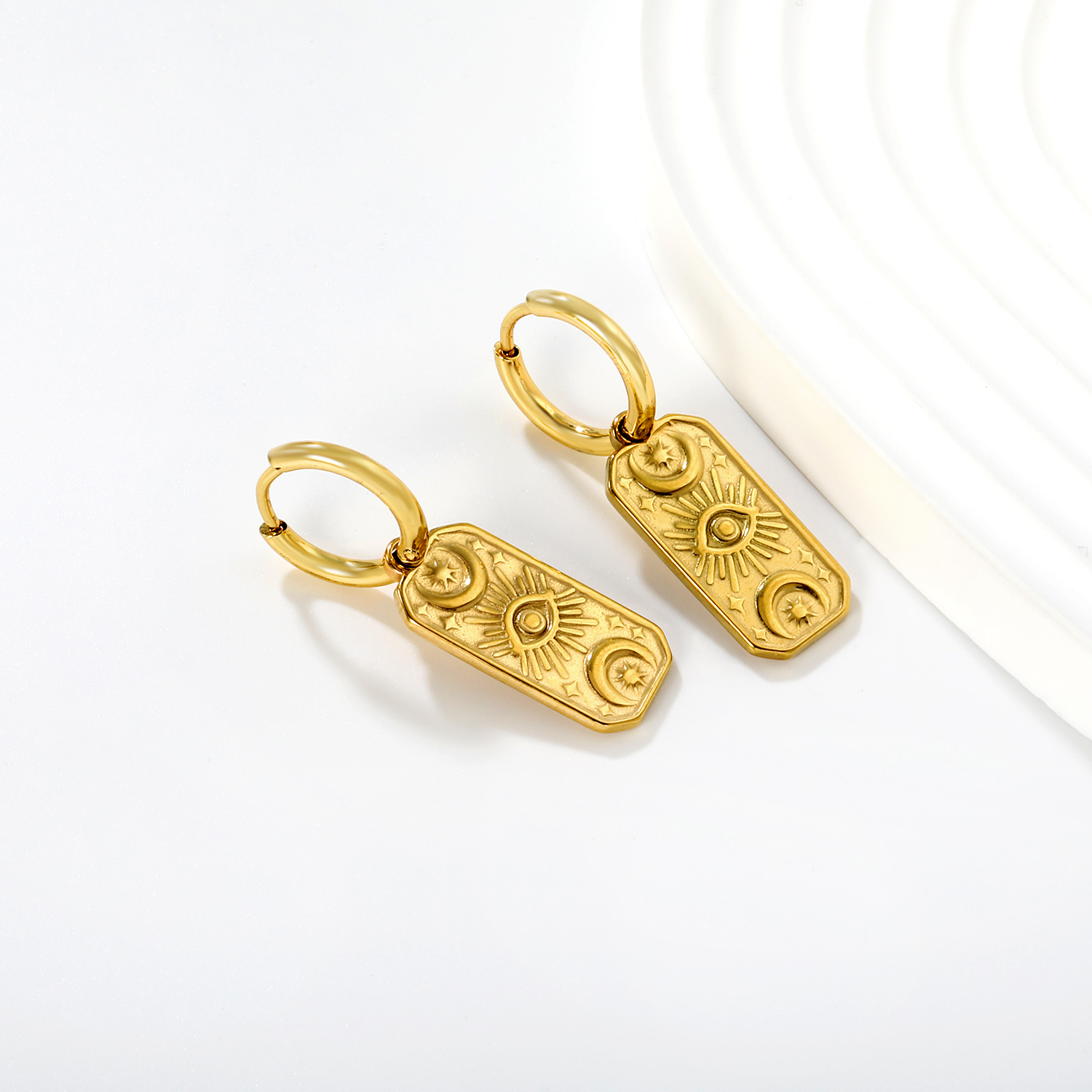 Wholesale 3 Pairs Stainless St - огляд і ціна Vintage Fashion Tags