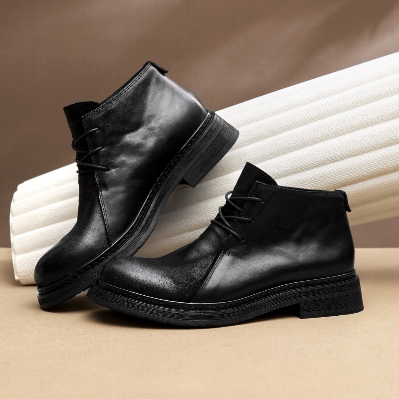 Vintage Mens Genuine Leather B - огляд і ціна Vintage Fashion Style Men