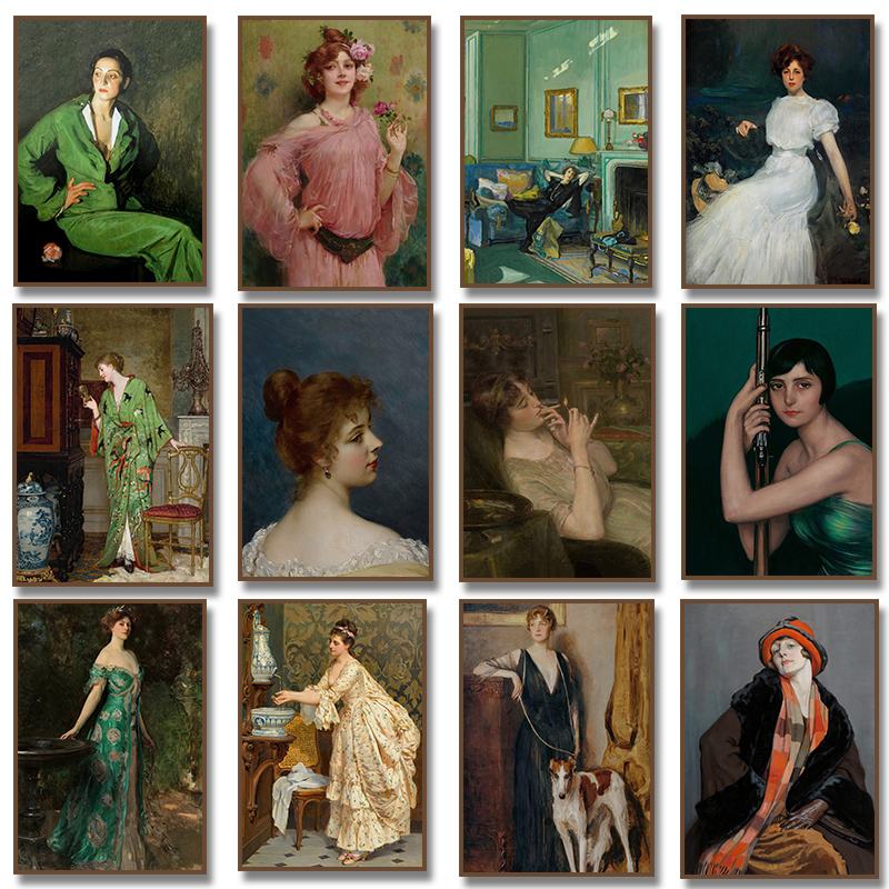 Renaissance Women Portrait Pos - огляд і ціна Vintage Fashion Prints For Wall