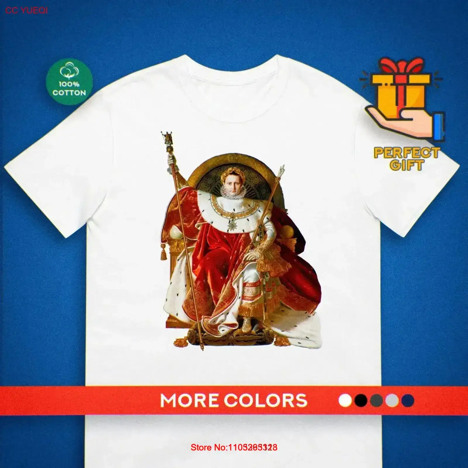 Napoleon T Shirt Ingres Painti - огляд і ціна Vintage Fashion History