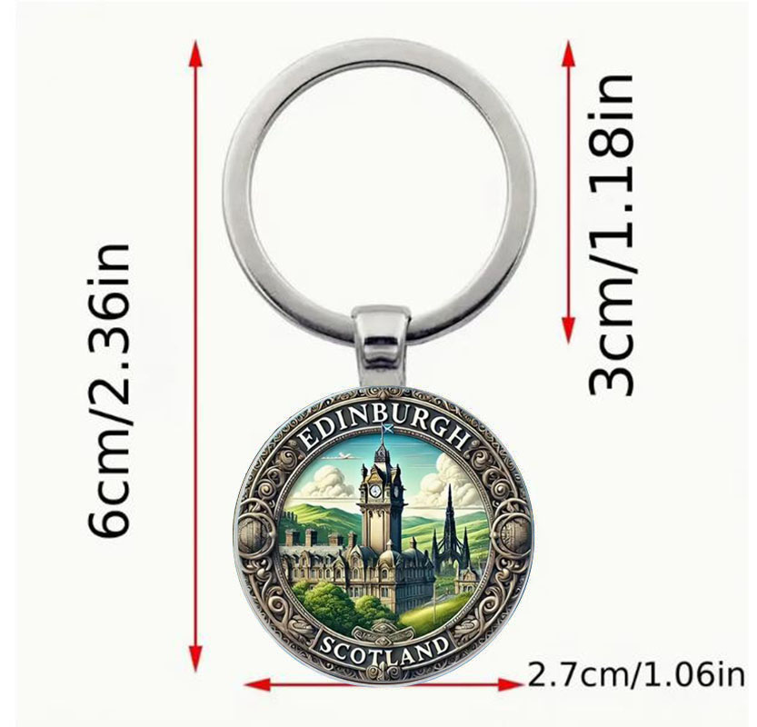 Edinburgh Scottish Keychain, a - огляд і ціна Vintage Fashion Edinburgh