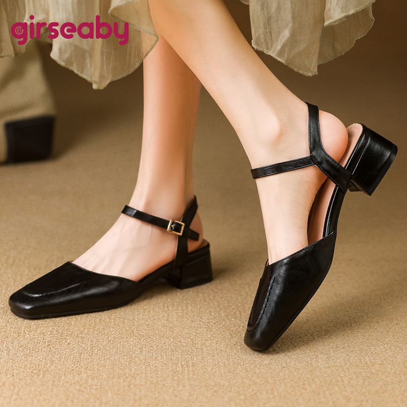 Girseaby 2025 Female Sandals S - огляд і ціна Vintage Fashion Plus Size