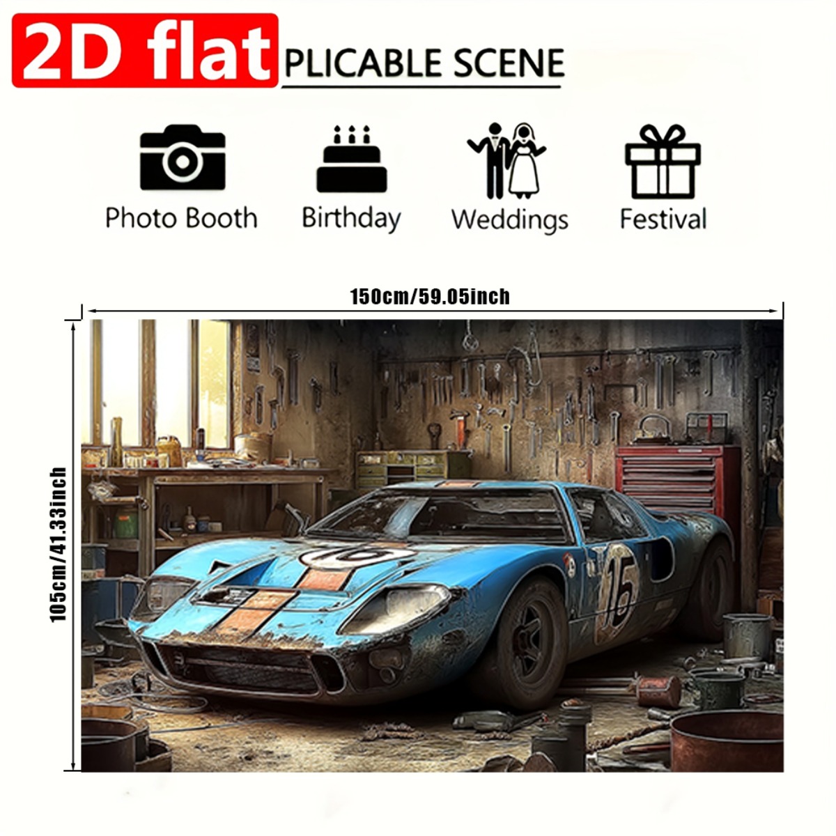 2D plane, 1 vintage racing gar - огляд і ціна Vintage Fashion Events