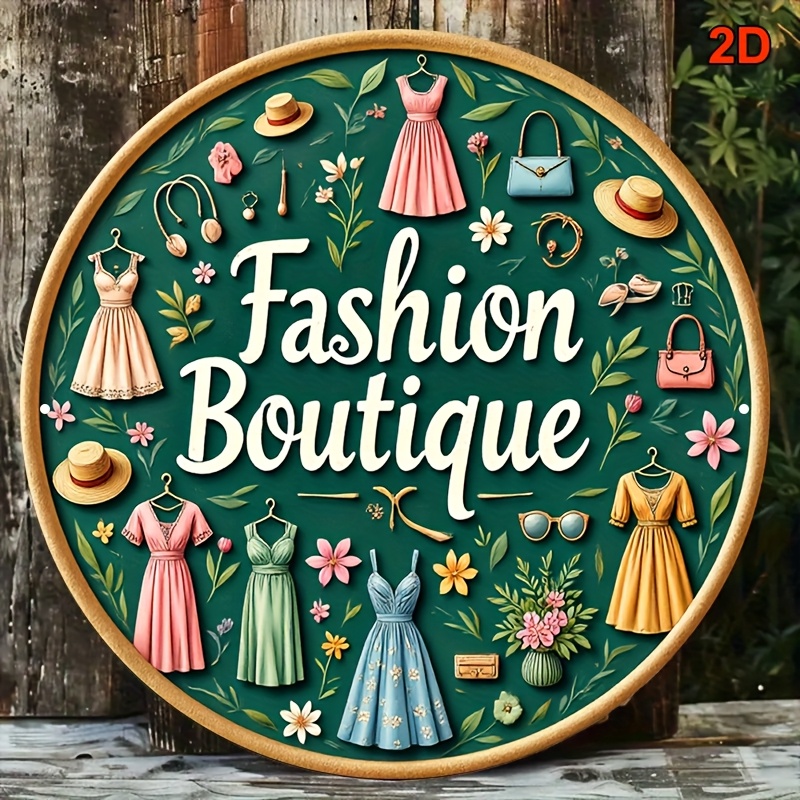 Vintage Fashion Metal Wall Sig - огляд і ціна Vintage Fashion Store