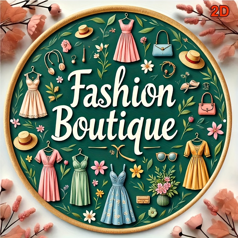 Vintage Fashion Metal Wall Sig - огляд і ціна Vintage Fashion Store