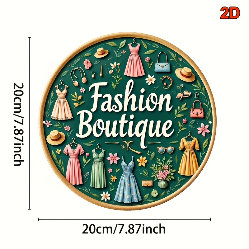 Vintage Fashion Metal Wall Sig - огляд і ціна Vintage Fashion Store