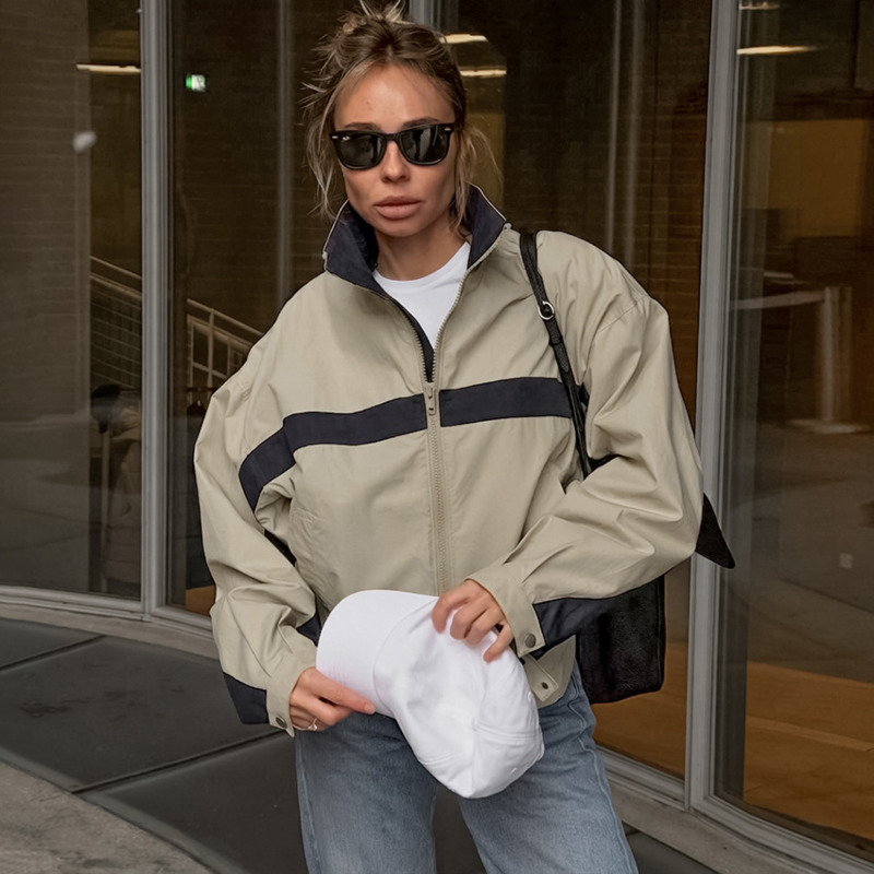 Women Color Block Windbreaker  - огляд і ціна Vintage Windbreaker Nylon