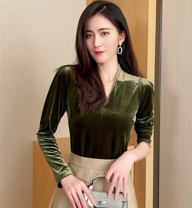 Fashion elegant V-neck long sl - огляд і ціна Vintage Fashion Plus Size