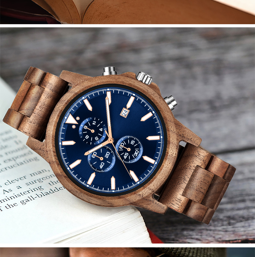 Wooden Watch for Men Fashion M - огляд і ціна Vintage Fashion Complete