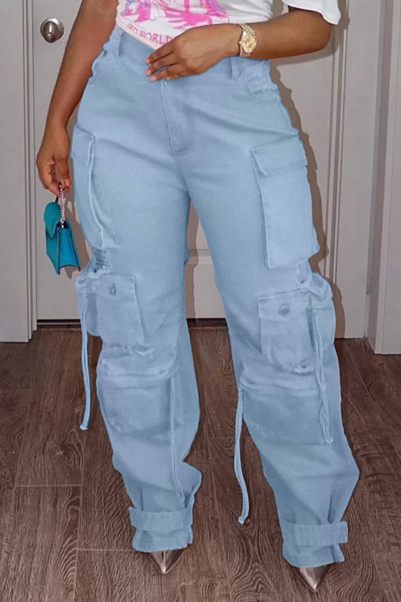 Plus Size Cargo Denim Jeans Po - огляд і ціна Vintage Fashion Plus Size