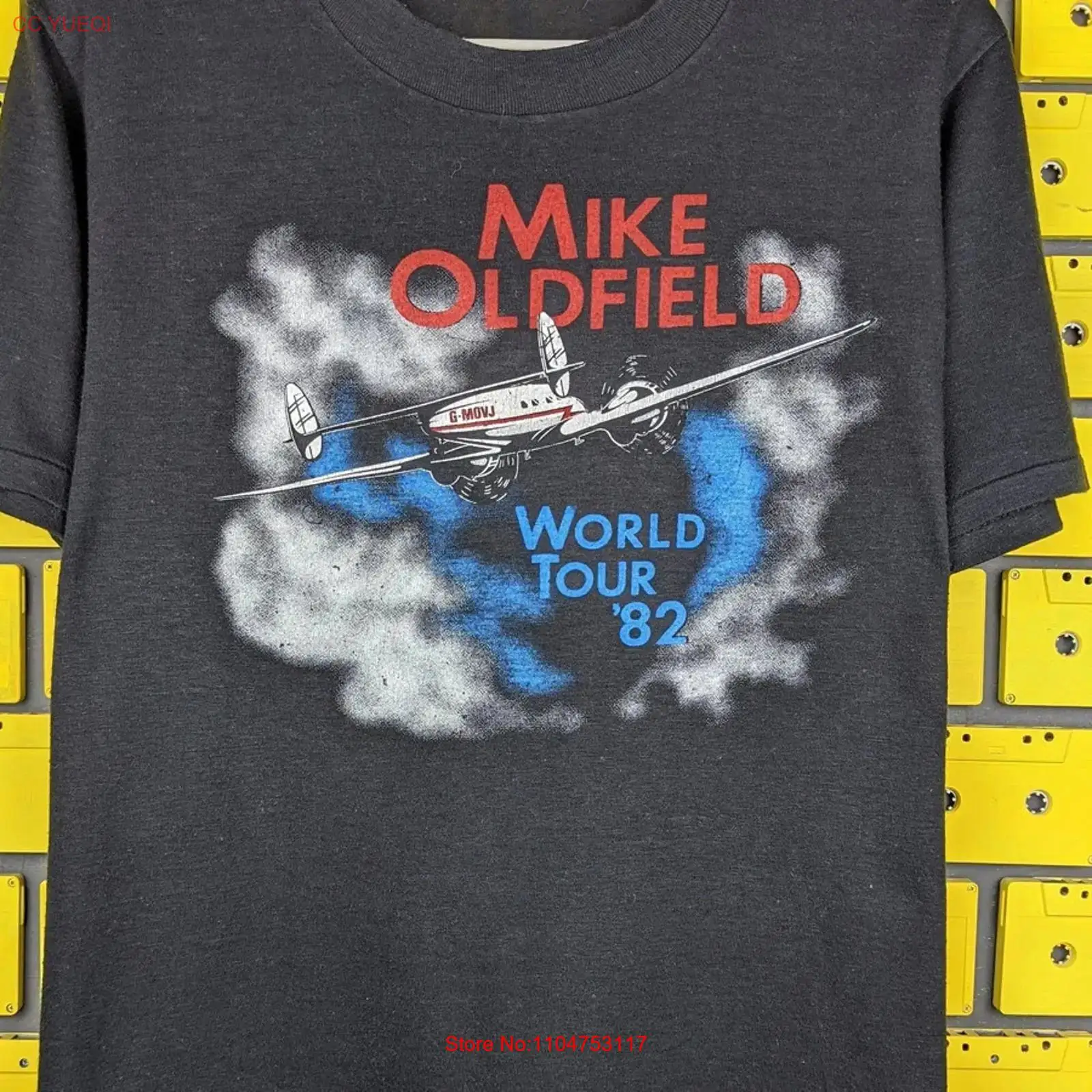 Mike Oldfield WORLD TOUR black - огляд і ціна Vintage Fashion World