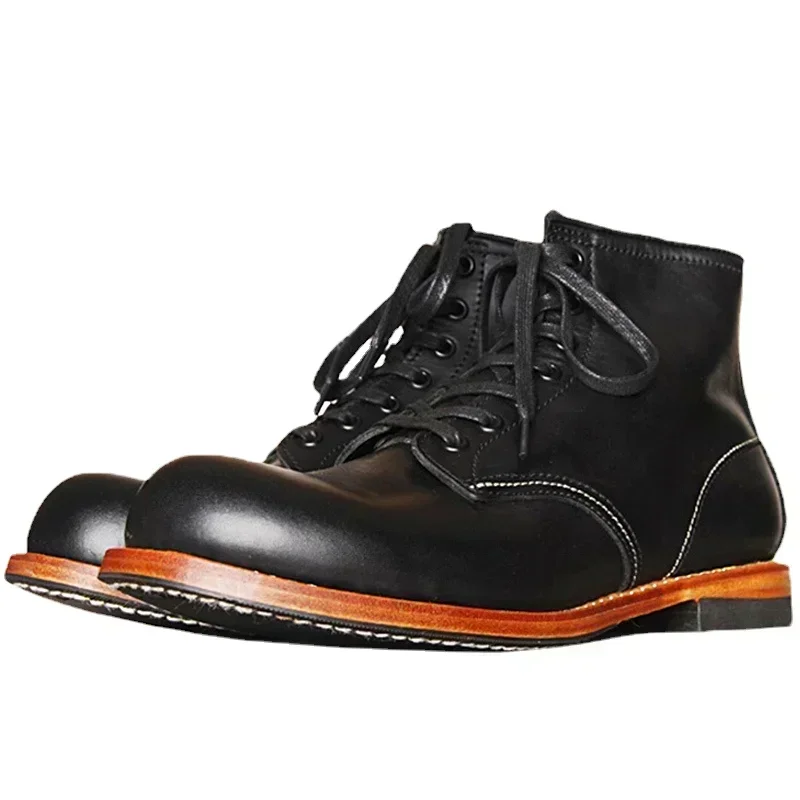 Vintage Men Goodyear-Welted Ge - огляд і ціна Vintage Fashion Style Men