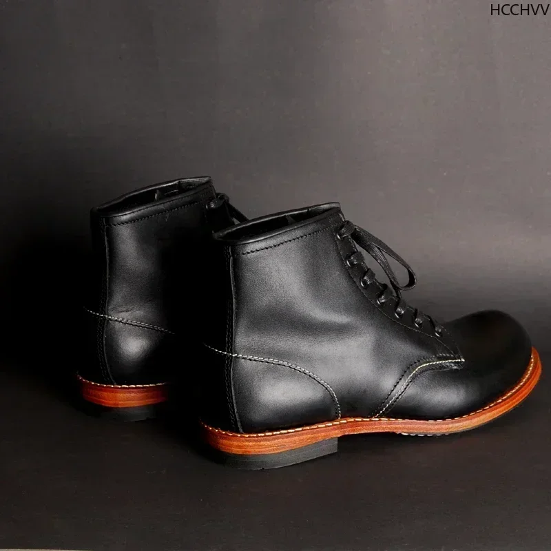 Vintage Men Goodyear-Welted Ge - огляд і ціна Vintage Fashion Style Men