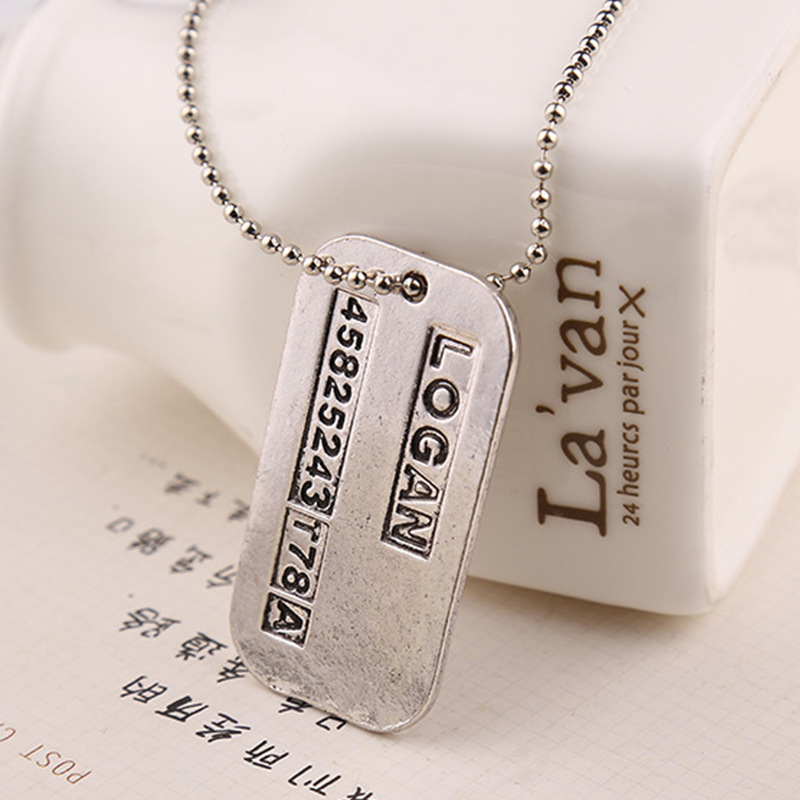 X Men Necklace Logan Hugh Jack - огляд і ціна Vintage Fashion Tags