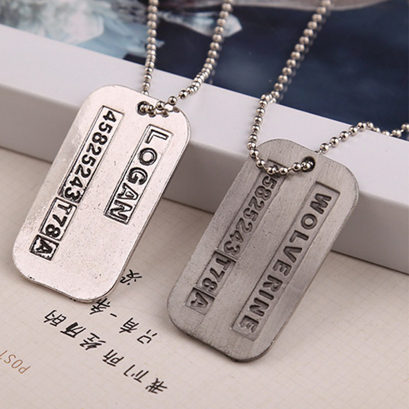 X Men Necklace Logan Hugh Jack - огляд і ціна Vintage Fashion Tags