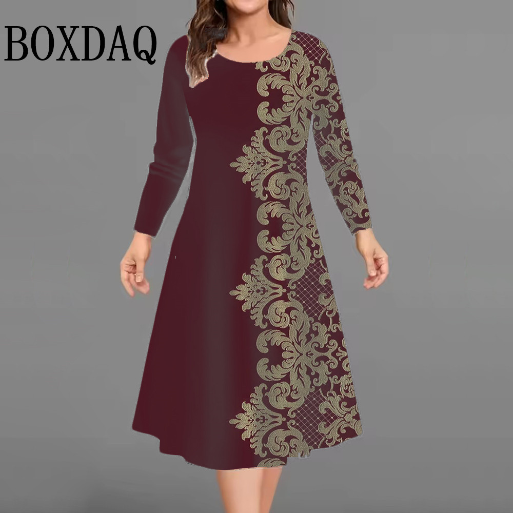 New Women's Retro Dress Flower - огляд і ціна Vintage Fashion Plus Size
