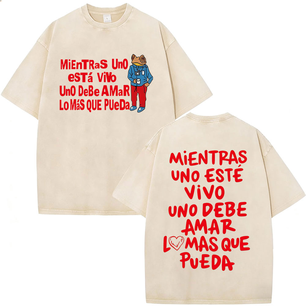Rapper Bad Bunny Washed Vintag - огляд і ціна Vintage Fashion World