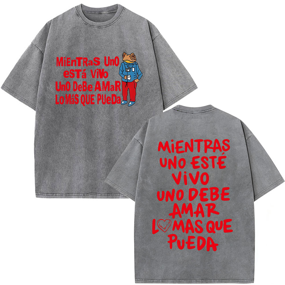 Rapper Bad Bunny Washed Vintag - огляд і ціна Vintage Fashion World